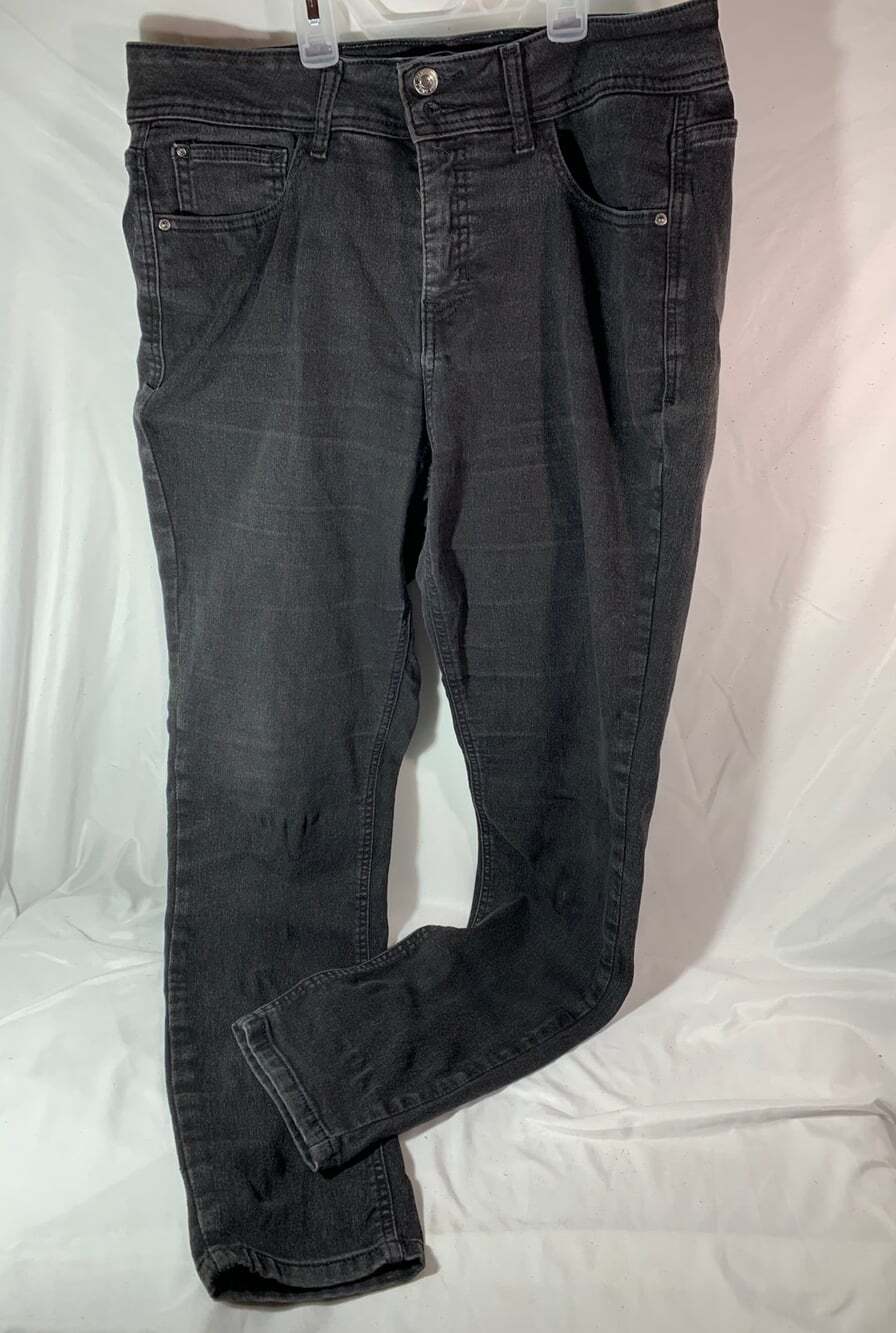 Women’s black stretch size 14 jeans Angels Forever Young